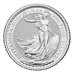 [pré-venda] Moeda de Prata 2026 British Britannia 1/4 oz Silver Coin BU