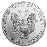 Moeda de Prata American Silver Eagle 1 ozt (ANO DIVERSO)