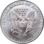 Moeda de Prata Certificada - Silver Eagle 1998 - MS69