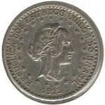 (4) Moeda de Prata 900 Brazil 1000 reis, 1913