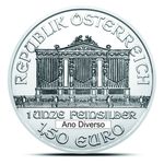  Austrian Philharmonic 1 oz (ano diverso) Silver Coin