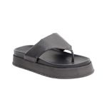 Sandália Fran Flatform de Dedo Preta