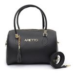 Bolsa Baú Feminina Helena Lisa Preta