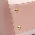 Bolsa Baú Feminina Helena Matelasse Rosa