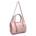 Bolsa Baú Feminina Helena Matelasse Rosa
