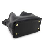 Bolsa Média Com Alça Mão e Transversal Gabi Preta
