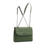 Bolsa Jade Bordada Feminina Verde Militar