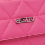 Bolsa Jade Bordada Feminina Rosa