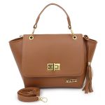 Bolsa Média Com Alça Mão e Transversal Livia Caramelo