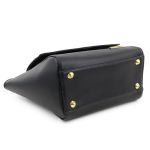 Bolsa Média Com Alça Mão e Transversal Livia Preta