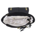 Bolsa Média Com Alça Mão e Transversal Livia Preta