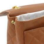 Bolsa Média Com Alça de Corrente Manu Caramelo