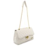 Bolsa Média Com Alça de Corrente Manu Off White