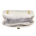 Bolsa Média Com Alça de Corrente Manu Off White