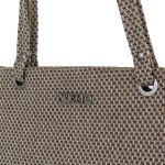 Bolsa Sacola de Praia Maresia Marrom com Bege