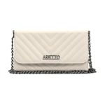 Bolsa Feminina Clutch Stela Creme