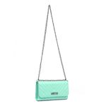 Bolsa Feminina Clutch Stela Verde Água