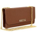 Bolsa Pequena Stela Caramelo Lisa