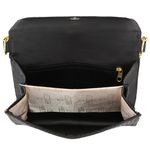Bolsa Pequena Stela Preta Trançada