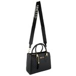 Bolsa Baú Média Matelassê Preta