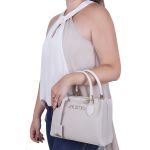 Kit Bolsa Baú Média e Carteira Lisa - Marfim