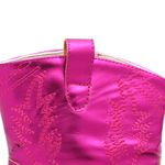 Bota Feminina Texana Western Cano Médio Rosa