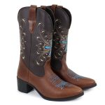 Bota Texana Bico Fino Charleston Marrom