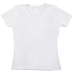 Camiseta Feminina Branca Lisa