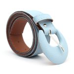 Cinto Feminina Fino Fivela Arietto Azul