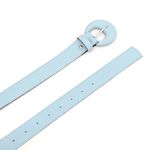 Cinto Feminina Fino Fivela Arietto Azul