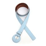 Cinto Feminina Fino Fivela Arietto Azul