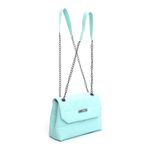 Bolsa Jade Bordada Feminina Verde Água