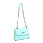 Bolsa Jade Com Alça de Corrente e Repartições Verde Água