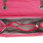 Bolsa Jade Com Alça de Corrente e Repartições Rosa