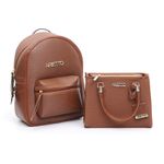 Kit Mochila Feminina + Bolsa Pequena Transversal