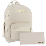 Kit Mochila Feminina Escolar Com Carteira Arietto