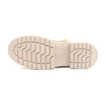 Mocassim Feminino em Couro Clássico Off White