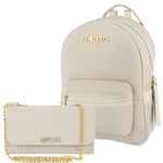 Kit Mochila Feminina Escolar Com Bolsa Festa 