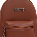 Mochila Feminina Grande Marrom Arietto 