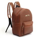 Mochila Feminina Escolar Grande Arietto Marrom
