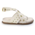 Papete Feminina Alessandra Sola Baixa Off White
