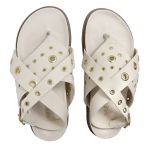 Papete Feminina Alessandra Sola Baixa Off White