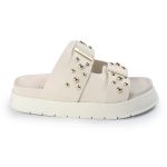 Papete Feminina Aurora Sola Alta Off White