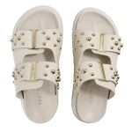 Papete Feminina Aurora Sola Alta Off White