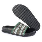 Papete Feminina com Pedraria e Brilho Yumi