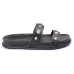 Sandalia Papete Sola Baixa Melina Preto