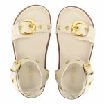 Sandalia Papete Sola Baixa Tina Off White