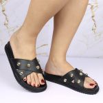 Sandalia Papete Sola Baixa Katia Preto