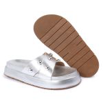 Sandalia Papete Sola Alta Katia Prata