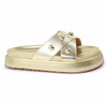 Sandalia Papete Sola Alta Katia Dourado